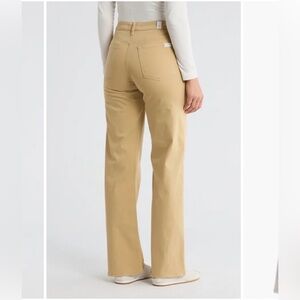 7 For All Mankind Alexa High Waist Straight Leg Sateen Pants